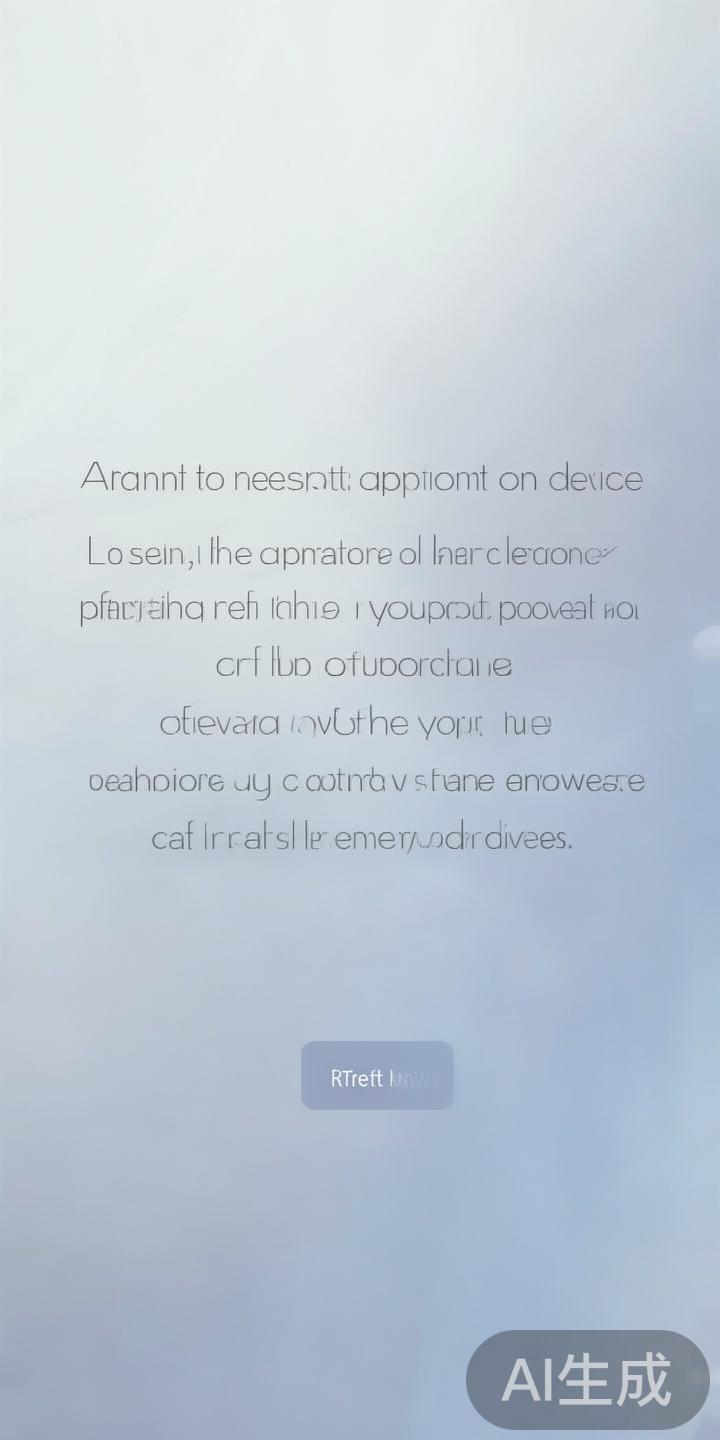 尝试重启应用或设备。关闭应用，然后重新启动，或者重